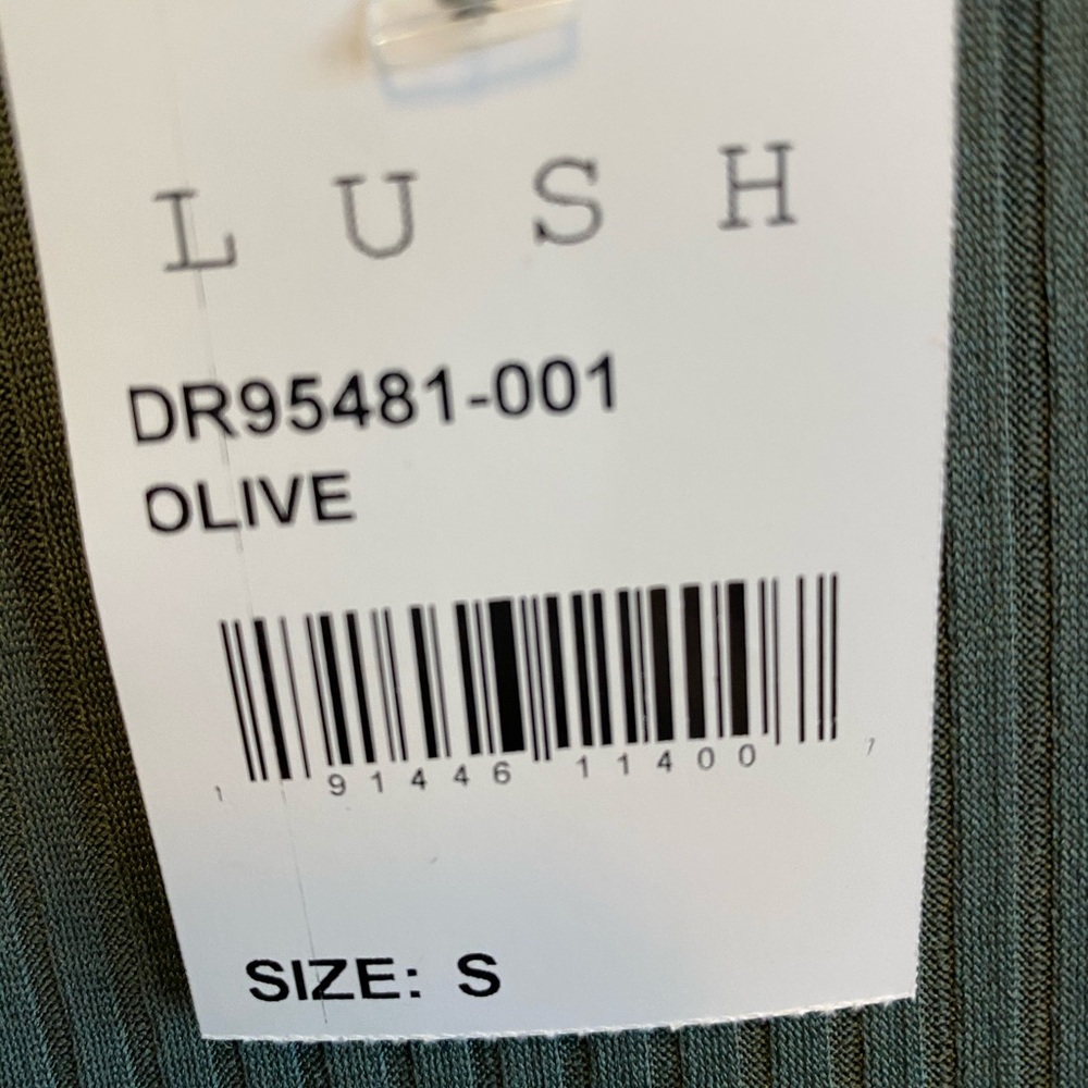 Lush Ribbed Body-con Dress - Picture 6 of 7